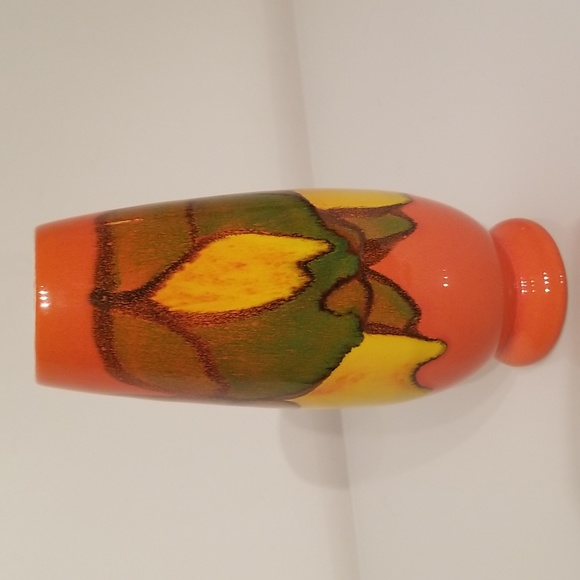 1970s Vintage Poole Pottery Vase Delphis 15 Abstract signed by Elaine Martin - Picture 6 of 17